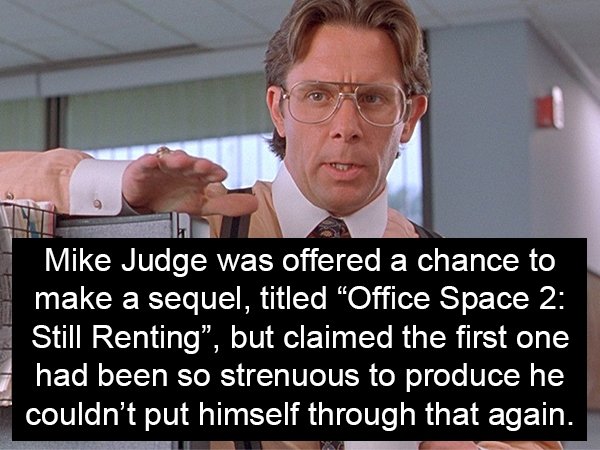 17 office space facts that are just great