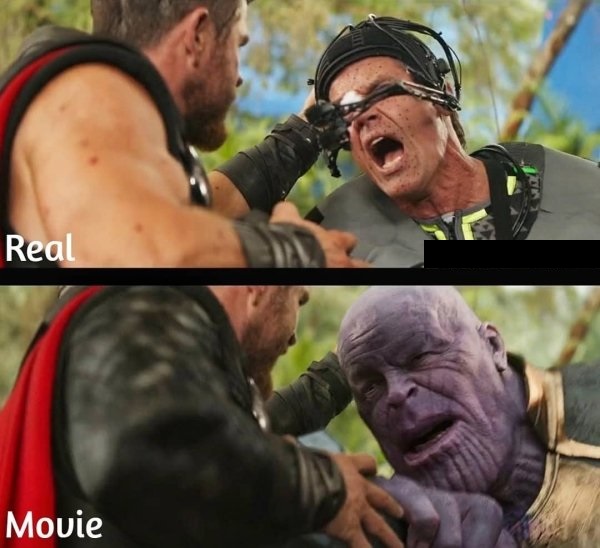 before and after visual effects - Real Movie