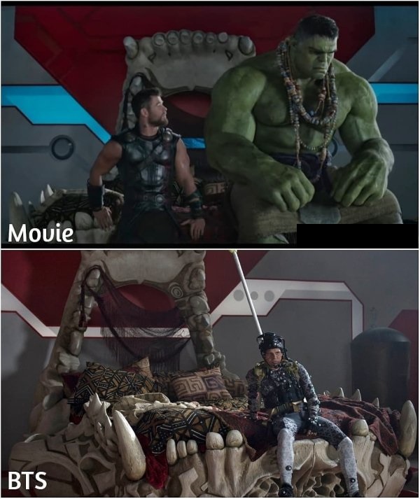 thor ragnarok hulk vfx - Movie Bts