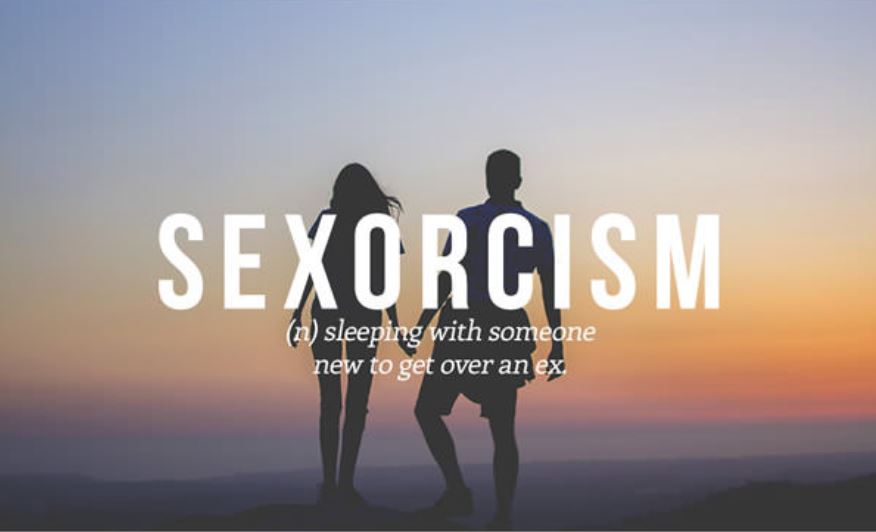 vocabulary funny aesthetic words - Sexorcism n. sleeping with someone new to get over an ex