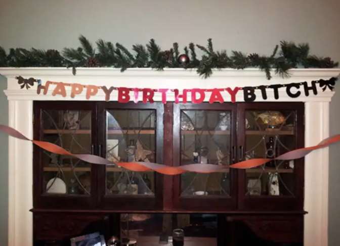 window - Happy Birthdaybtch