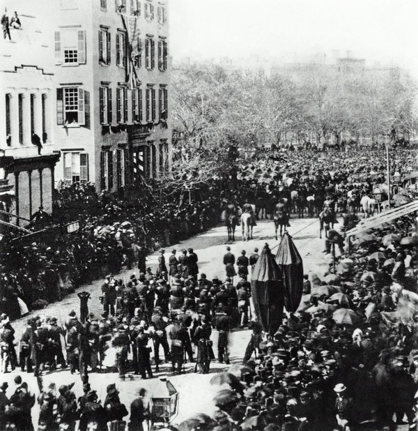 Teddy Roosevelt actually watched Abraham Lincoln’s funeral procession in 1865 when he was 6. In fact, there’s a photograph with a young Roosevelt sitting on a balcony as the casket went by.
