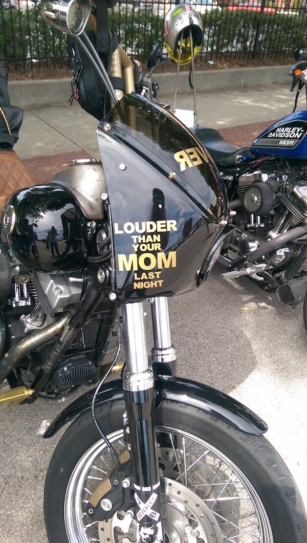 motorcycle accessories - Davaren 883R Louder Than Your Hom Last Night Erle