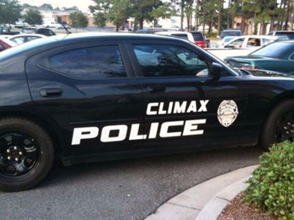funny police names - Climax Police