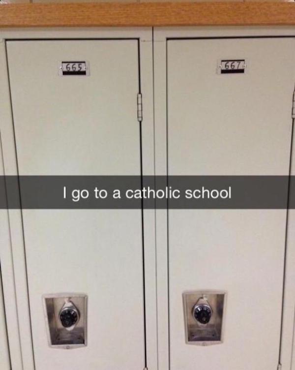catholic school memes - 667 I go to a catholic school
