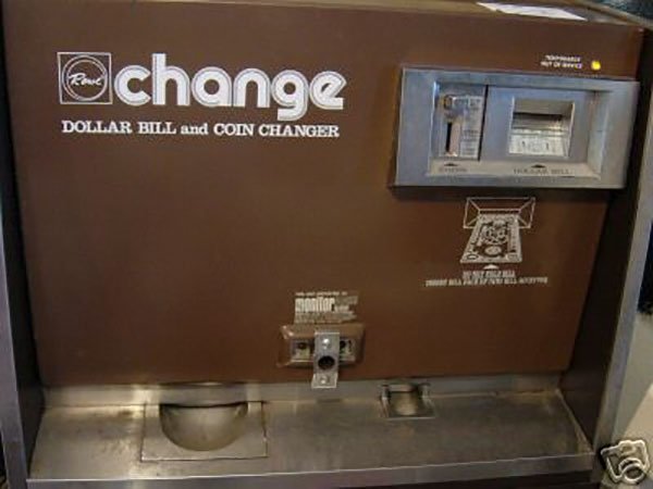 arcade change machine - change Dollar Bill and Coin Changer