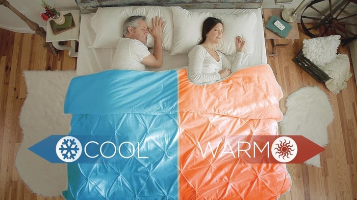 Sleep through your differences with the Dual Control Climate Comfort System.