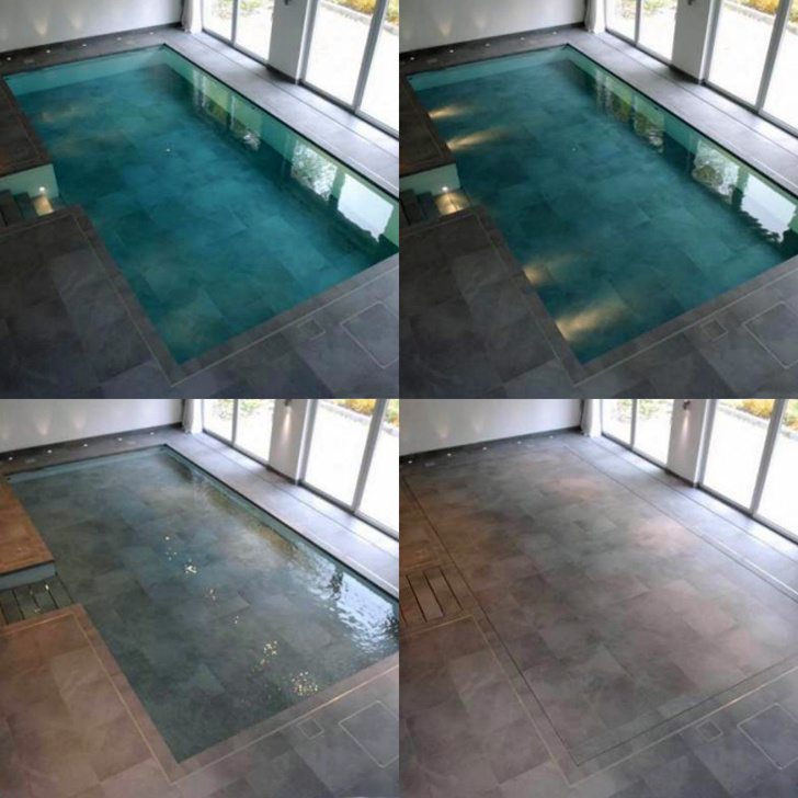 Is it a floor? Is it a pool? It can be whichever you choose with Hydrofloors — pools with movable floors.