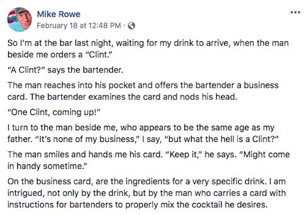 A Guy Walks Into A Bar And Meets A National Hero