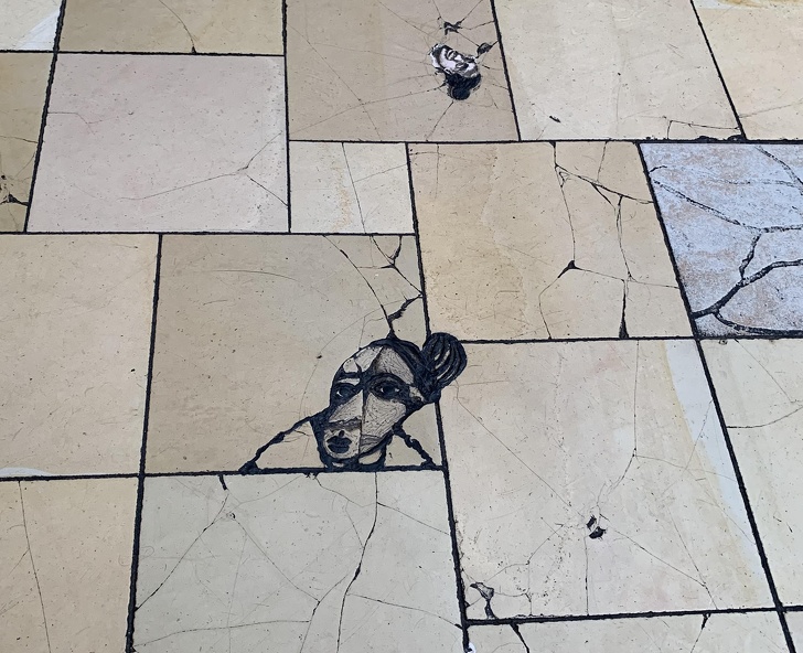 If your tiles broke and looked like some of Picasso’s art, I’m sure you wouldn’t mind.