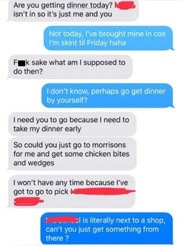 Guy Blasts Entitled Woman for Telling Him to Buy Her Lunch
