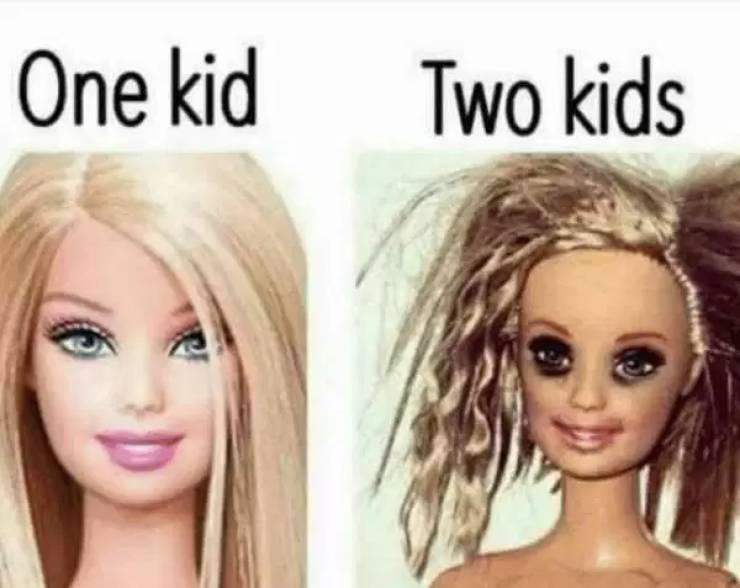memes - one kid vs two kids - One kid Two kids
