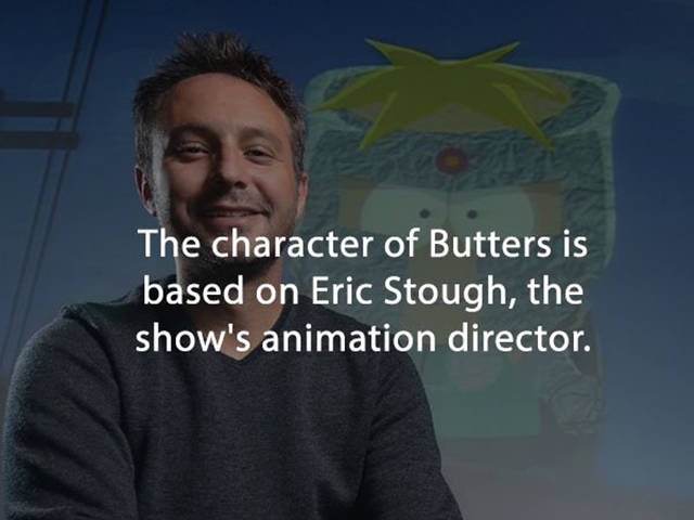 photo caption - The character of Butters is based on Eric Stough, the show's animation director.