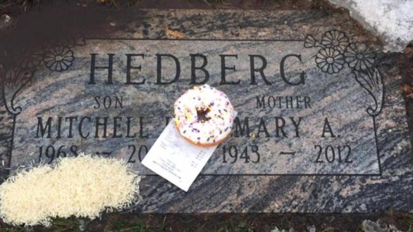 mitch hedberg donut - Hedberg Mitchell Marya Son Mother