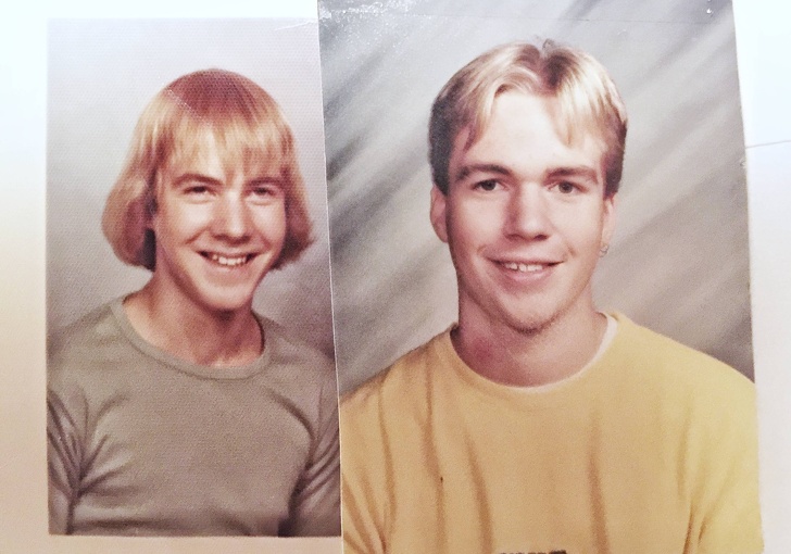 “My dad and I both at the age of 14”