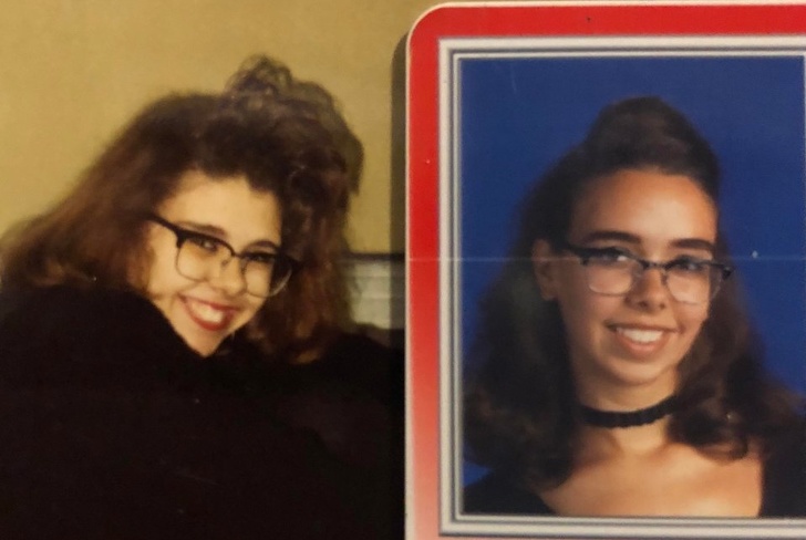 “My mom and I, both at age 16”