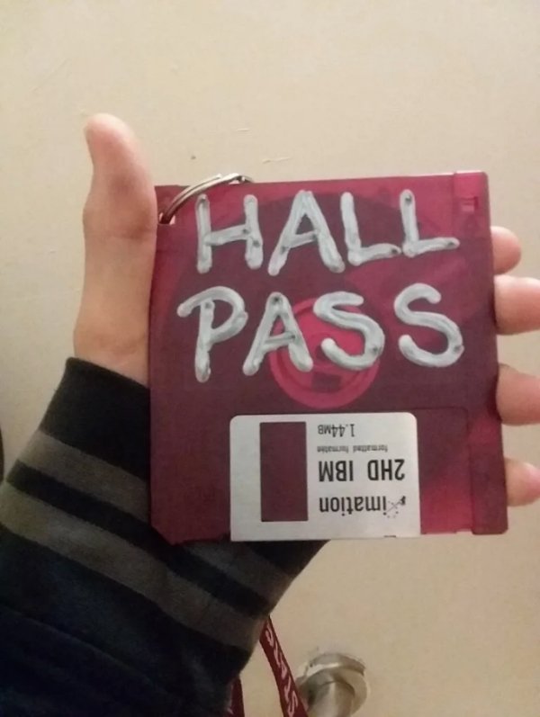 38 really WTF items used as hall passes