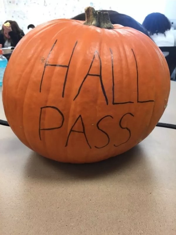 38 really WTF items used as hall passes