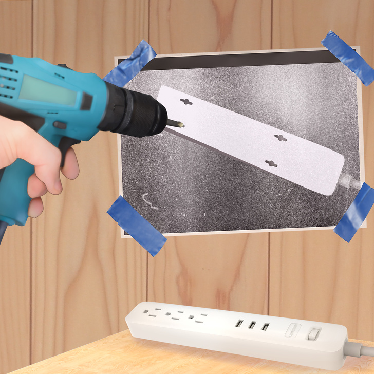 Photocopy an object you need to hang. Whether you’re a beginner with a drill or a seasoned construction expert, this tip is a savior in a pinch. Never make a mistake and put Bob the Builder to shame by photocopying the item you would like to hang for the utmost precision.