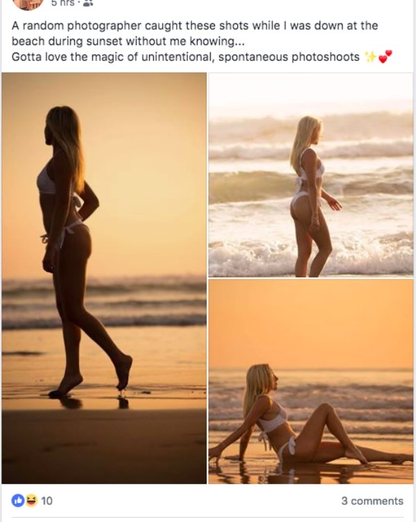 summer - 5 hrs. A random photographer caught these shots while I was down at the beach during sunset without me knowing... Gotta love the magic of unintentional, spontaneous photoshoots 10 3