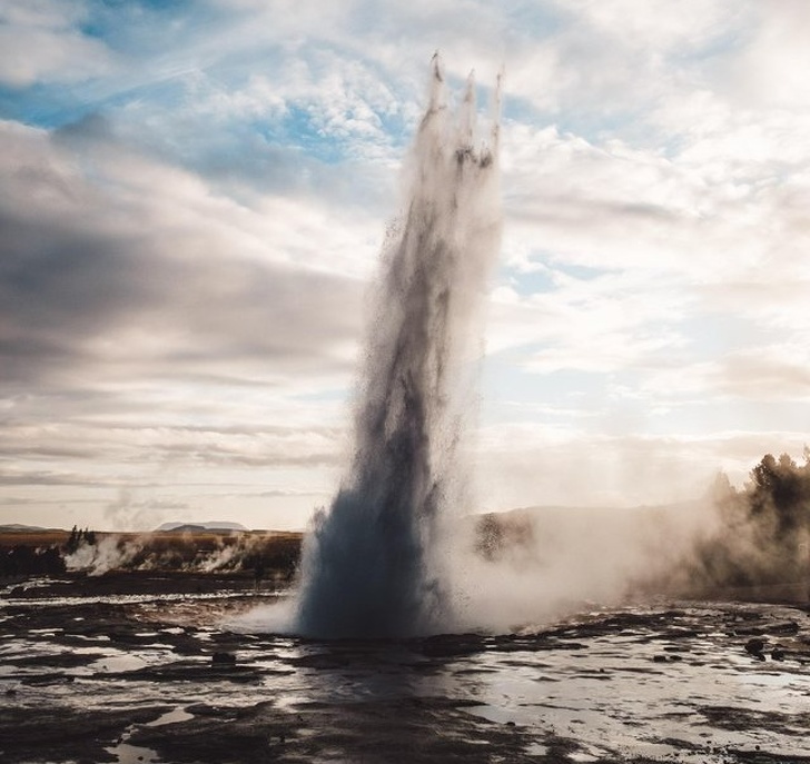 “I captured Poseidon’s Trident rising out of the Strokkur Geyser in Iceland.”