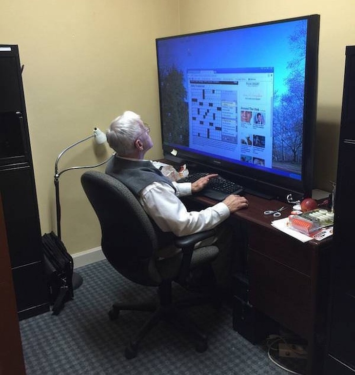 “Grandpa, the hardcore gamer”