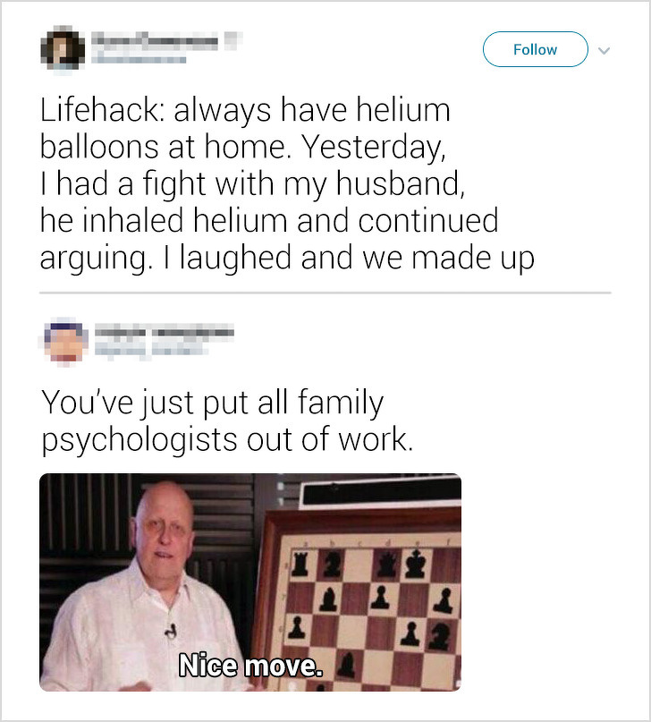 god creates hitler meme - Lifehack always have helium balloons at home. Yesterday, Thad a fight with my husband, he inhaled helium and continued arguing. I laughed and we made up You've just put all family psychologists out of work. Nice move.