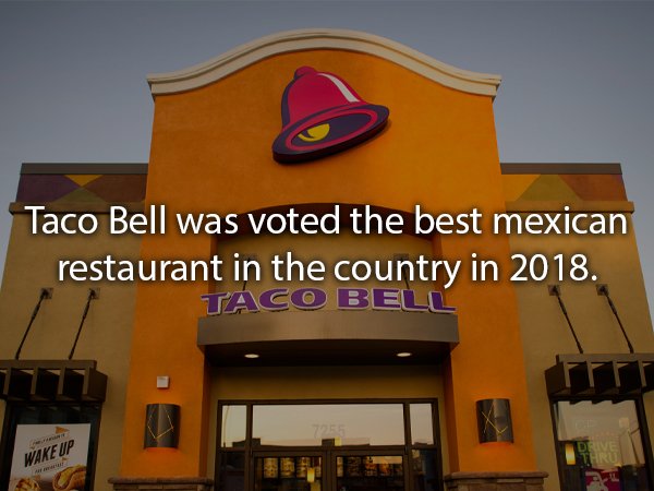taco bell store - Taco Bell was voted the best mexican restaurant in the country in 2018. Taco Bell Wake Up