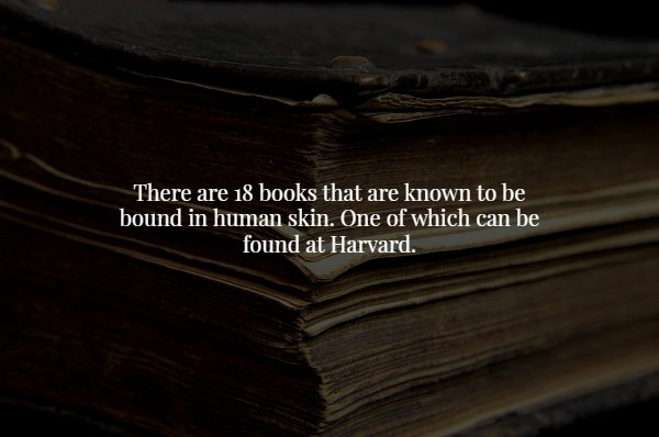 wood - There are 18 books that are known to be bound in human skin. One of which can be found at Harvard.