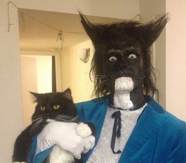 creepy cat costume