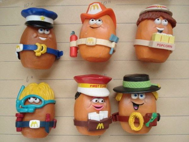 80s mcdonalds toys - Popcorn First Class