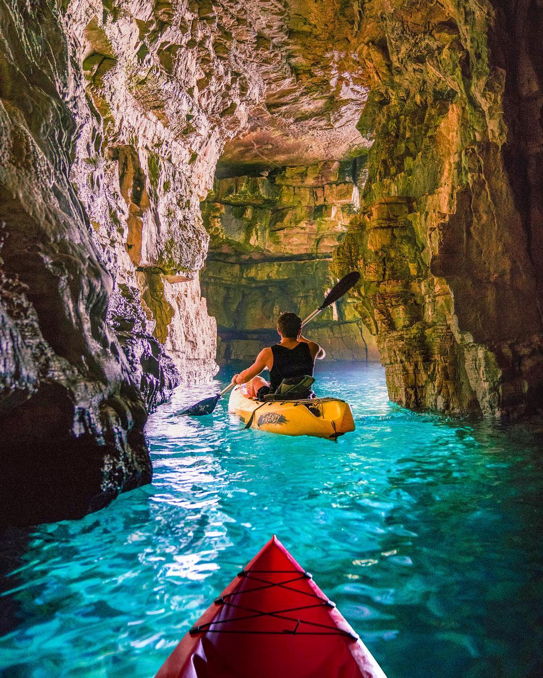 croatia water caves