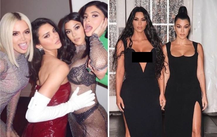 Kardashian Memes - of the sisters without makeup