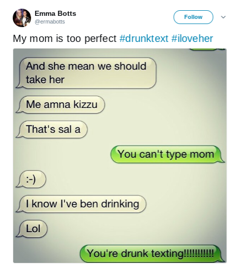 Drunk Memes - drunk mom texting her child