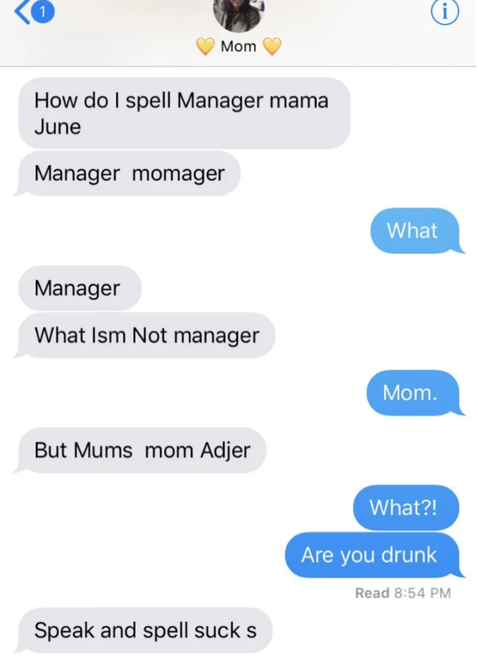 21 Drunk Texts from Tipsy Parents