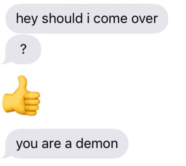 crazy ex hand - hey should i come over you are a demon