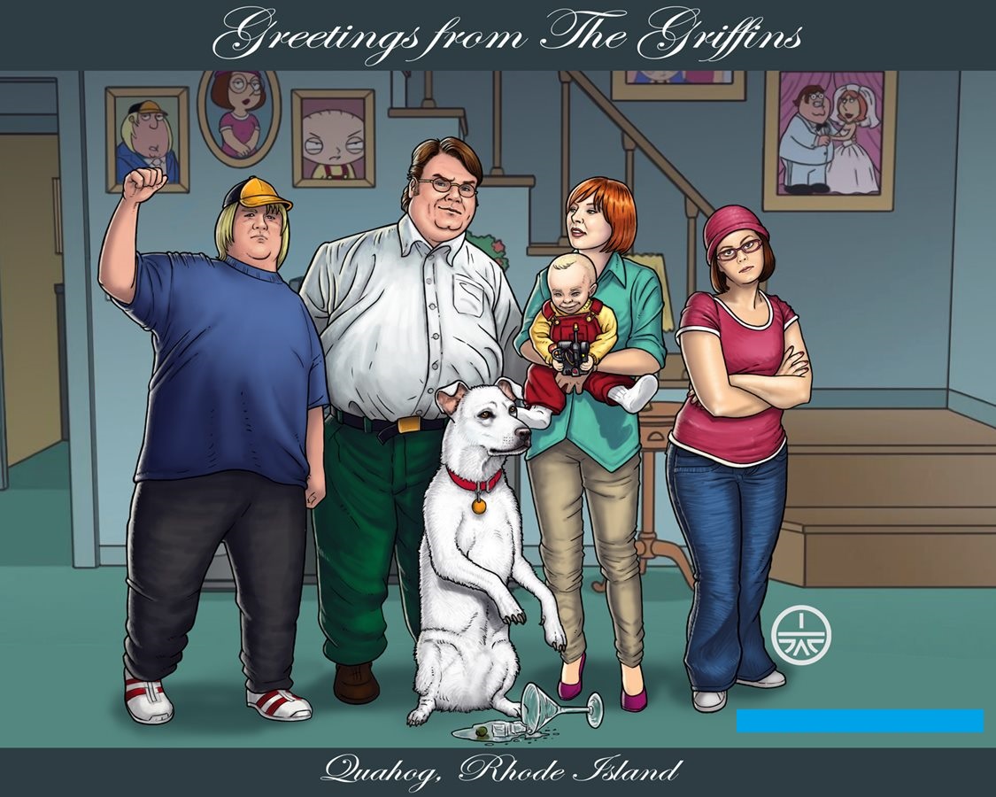 family guy realistic - Greetings from The Griffins Quahog, Rhode Island