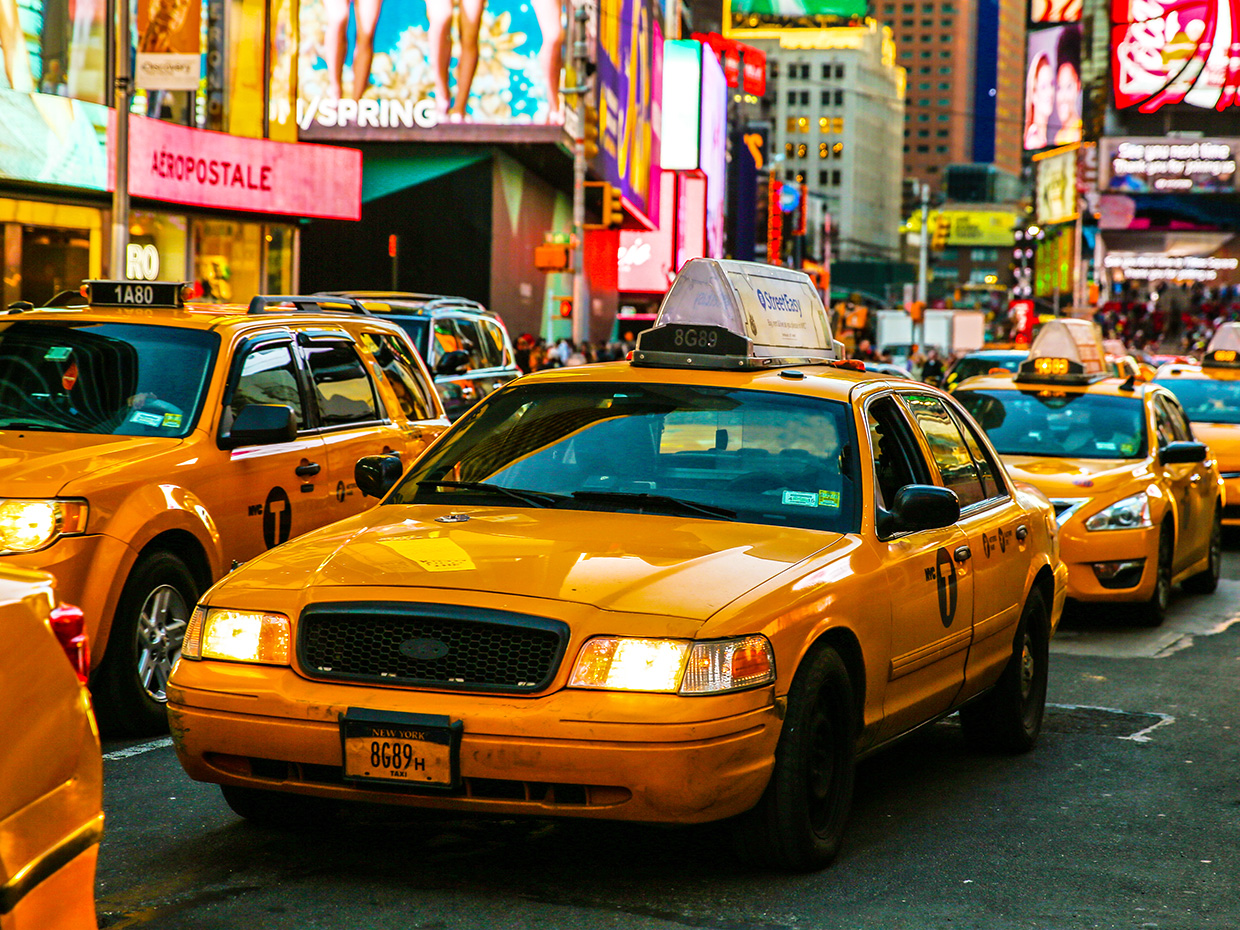 yellow taxi nyc