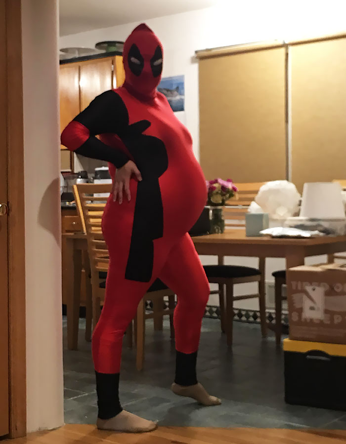 How this pregnant wife let her husband know she wants to see Deadpool 2.