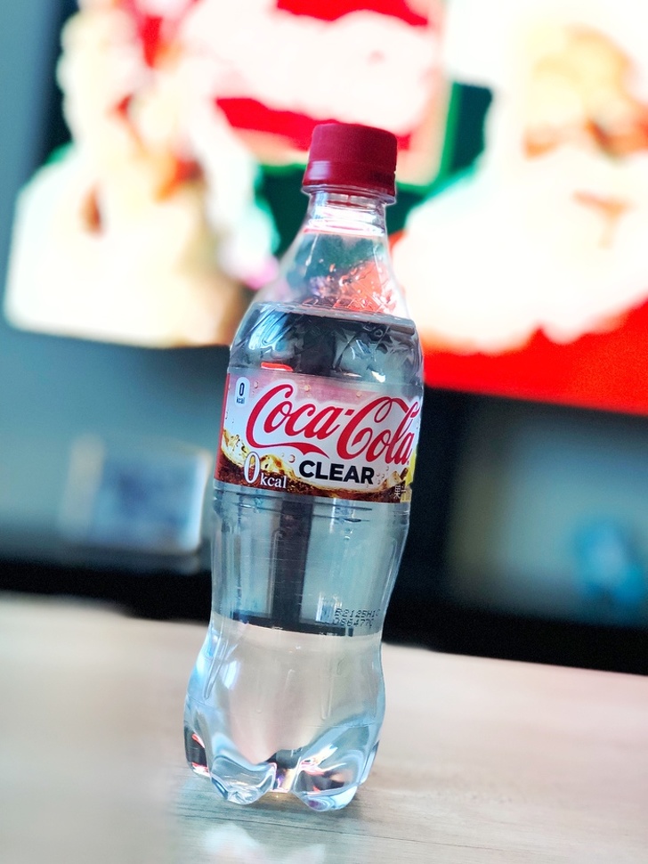 Transparent Coca-Cola.