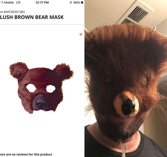 country bears nightmare fuel - TMobile Lte 1 66% em Lush Brown Bear Mask Here are no reviews for this product