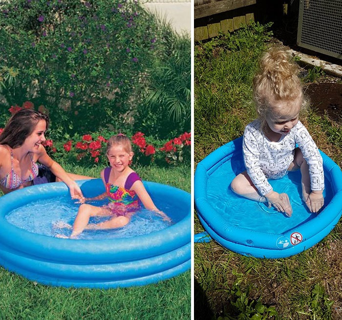 expectation vs reality childrens swimming pool