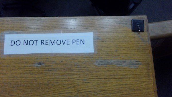 wood - Do Not Remove Pen