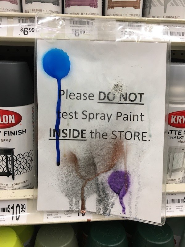 It Yourse Din Design It Yoursele Design It Yourselp A Design. It Yourselp Mit Yourself 1102 Corsolyer $699 please Do Not test Spray Paint Inside the Store. Lon Kry Finish gray Ttes Chalky clea Aya PesignIt N.T. Yourself Vatten Nogor Outdoo mu$1099