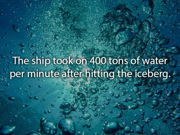 21 Unsinkable facts about the Titanic.