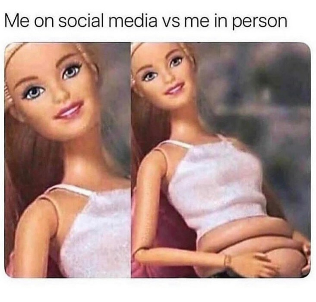 me on social media vs me in person - Me on social media vs me in person