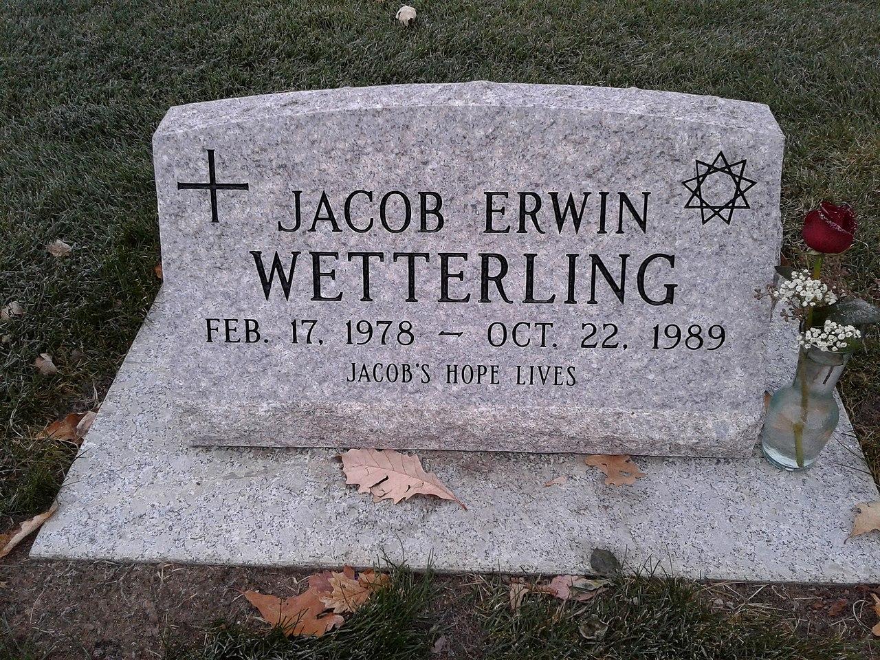 jacob wetterling find a grave - T Jacob Erwin A Wetterling Feb. 17, 1978 Oct. 22, 1989 Jacob'S Hope Lives