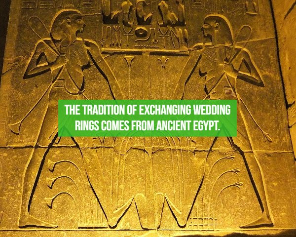 fact rosicrucian egyptian museum - The Tradition Of Exchanging Wedding Rings Comes From Ancient Egypt.