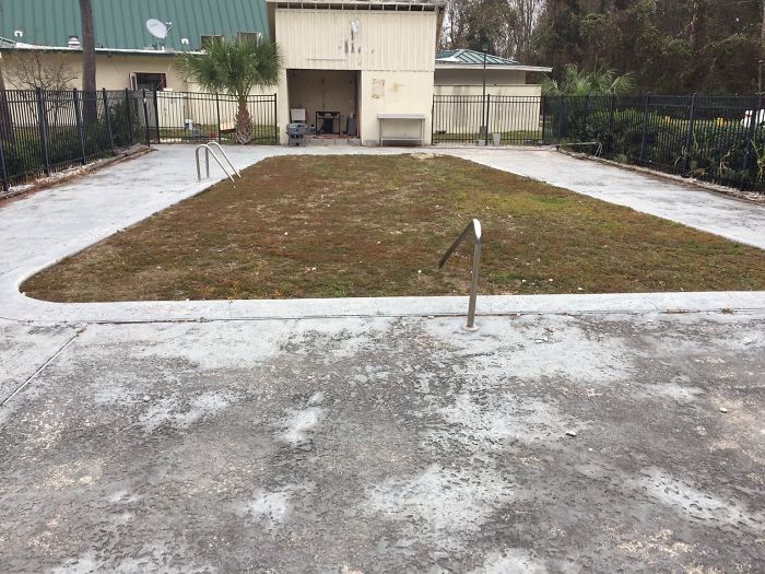 The Swimming Pool At The Motel 6