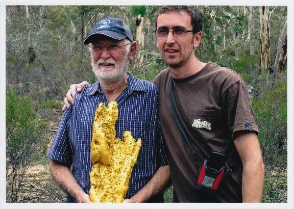 Kevin Hillier found the world's largest gold nugget while beach combing, valued over a million dollars.